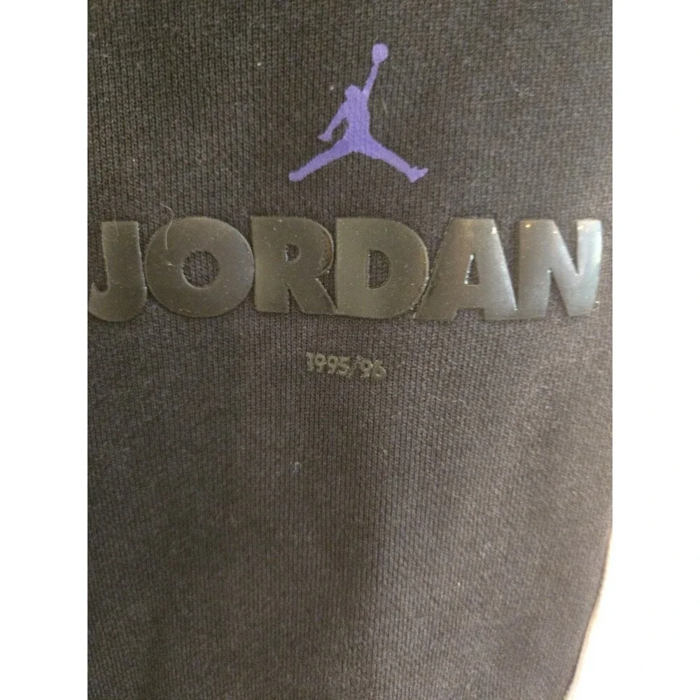 Air Jordan Legacy AJ11 Jumpman Space Jam Hoodie Deadstock Colorblock Mens Ptp 21